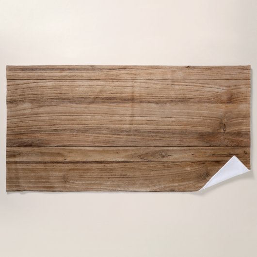 Houtextuur Strandlaken (Voorkant)