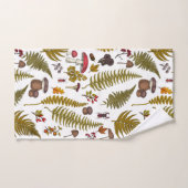 Houtflora en fauna 2 bad handdoek (Handdoek)