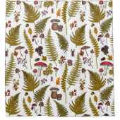 Houtflora en fauna 2 douchegordijn (Voorkant)