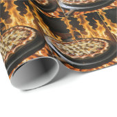 houtgestookte pizza cadeaupapier (Rol Hoek)