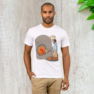 Houtgestookte Pizza Oven Chef T-shirt