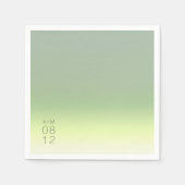 Houtgradiënt bruiloft Lentemweide ID741 Servet (Voorkant)