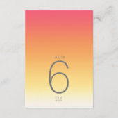 Houtgradiënt Weddentafel Hot Summer ID741 Kaart (Achterkant)