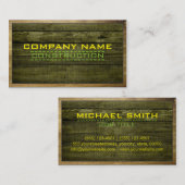 Houtgrensbouw Elegant Wooden Kijk #12 Visitekaartje (Voorkant / Achterkant)