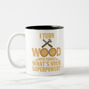 houthakker joiner carpenter gift tweekleurige koffiemok