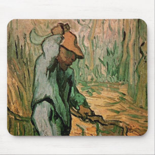Houthakker (naar Millet) door Vincent van Gogh Muismat