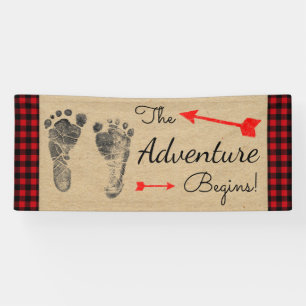Houthakkers Buffalo geruite baby shower Spandoek