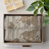 houtkaartweefselpapier tissuepapier (Geschenk)