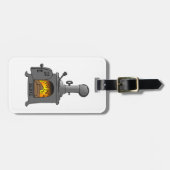 houtkachel bagagelabel (Voorkant horizontaal)