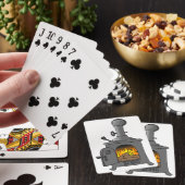 Houtkachel Kachel Pokerkaarten (Insitu)