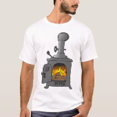 houtkachel t-shirt (Voorkant)