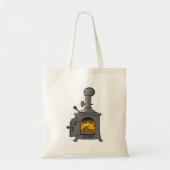 houtkachel tote bag (Voorkant)