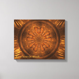 Houtkarving Canvas Afdruk