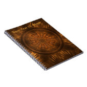 Houtkarving Notitieboek (Rechterzijde)