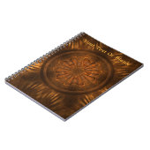 Houtkarving Notitieboek (Linkerzijde)