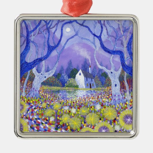 Houtkatoen 2013 metalen ornament (Voorkant)