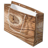 Houtkorrel Knothole Groot Cadeauzakje (Voorkant Gekanteld)