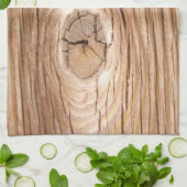 Houtkorrel Knothole Theedoek (Gevouwen)