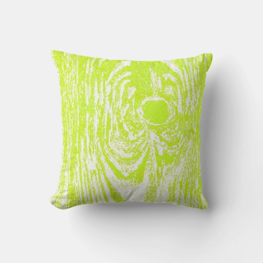 Houtkorrel Limoen Pattern Pillow Kussen (Voorkant)