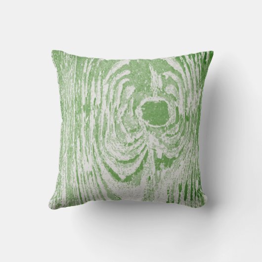 Houtkorrel Neon Limoen Pattern Pillow Kussen (Achterkant)