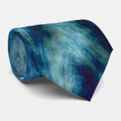 houtkorrel Tie Dye Stropdas (Opgerold)