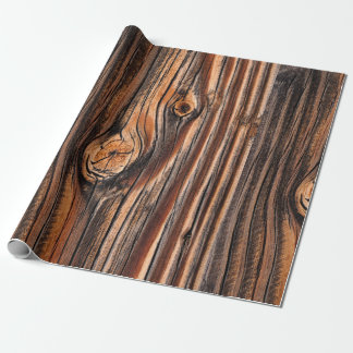 Houtkorrelpatroon Cadeaupapier