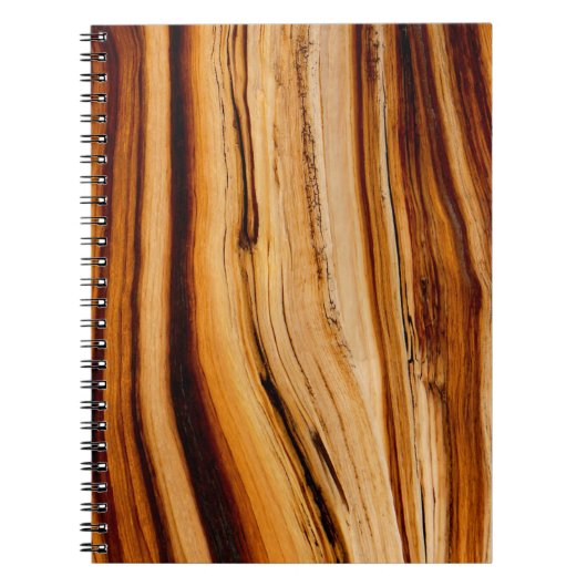 Houtkorrelpatroon Notitieboek (Voorkant)