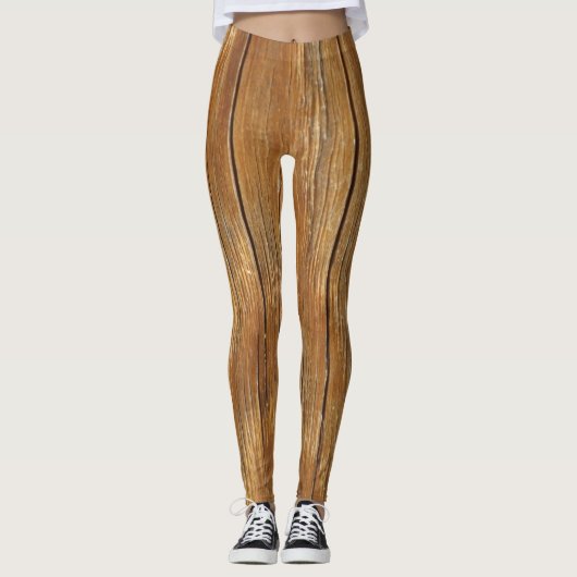 Houtkorrels Leggings (Voorkant)