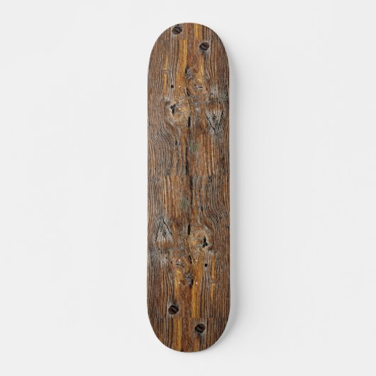 Houtkorrels, plaat van geweerd hout skateboard (Voorkant)