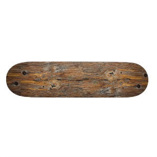 Houtkorrels, plaat van geweerd hout skateboard