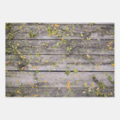 Houtkorrels Rustische boten Inpakpapier Vel (Voorkant)