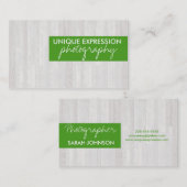 Houtkorrels Visitekaartje (Voorkant / Achterkant)