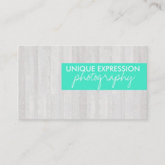 Houtkorrels Visitekaartje (Voorkant)