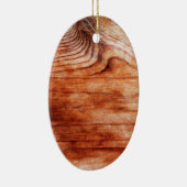 Houtkorreltextuur Keramisch Ornament (Rechts)
