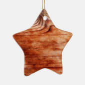 Houtkorreltextuur Keramisch Ornament (Rechts)