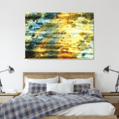 houtkunst canvas afdruk (Insitu (Slaapkamer))
