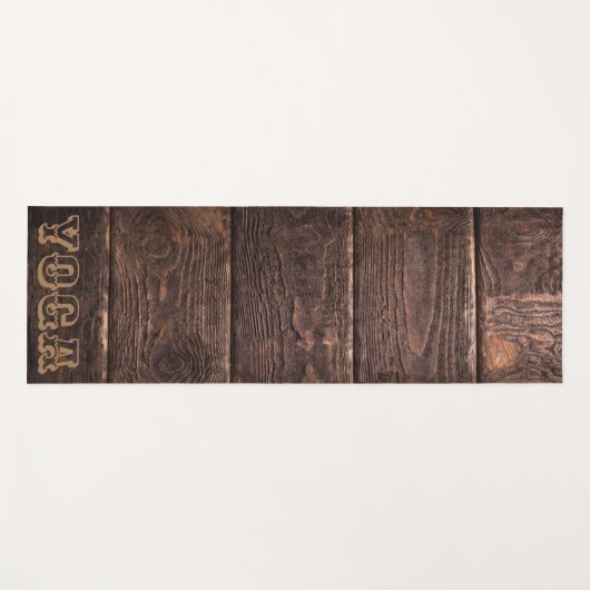 Houtkunst Yogamat (Voorkant (horizontaal))