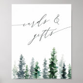 houtkweek | Pine Forest Kaarten & Geschenken Teken Poster (Voorkant)