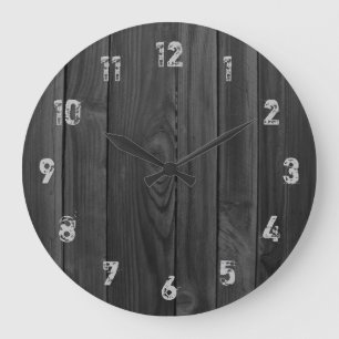 Houtlook Plants Large Clock Grote Klok