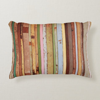 Houtmateriaal: behang Textuur Accent Kussen