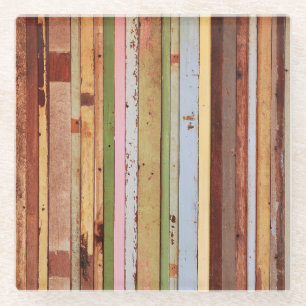 Houtmateriaal: behang Textuur Glazen Onderzetter