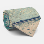 Houtontwerp Moderne Kunst Abstract Kunstwerk Stropdas (Opgerold)