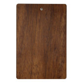 Houtplaat van textiel mini klembord (Achterkant)