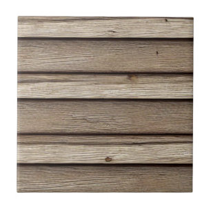 Houtplanken zijn ontworpen voor bruine keramische  tegeltje