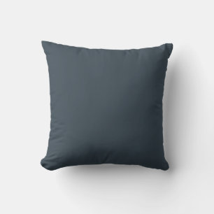 Houtskool effen kleur kussen