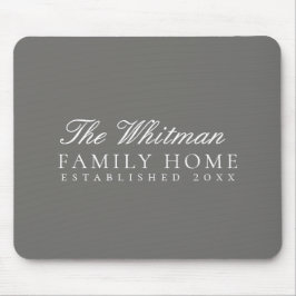 Houtskool Familie Huis Muismat