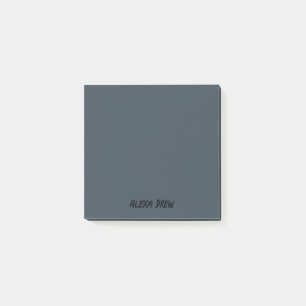 Houtskool Grijs Professioneel Minimalistisch Zwart Post-it® Notes