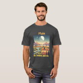 Houtskool Heather Plain – Flat & Open Lowland T-shirt (Voorkant volledig)