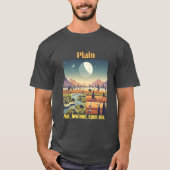 Houtskool Heather Plain – Flat & Open Lowland T-shirt (Voorkant)