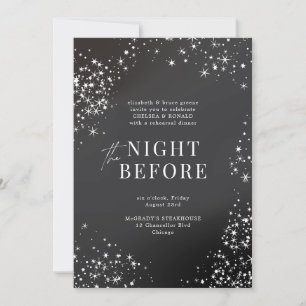 Houtskool Sterrennacht voor het repetitiediner Kaart